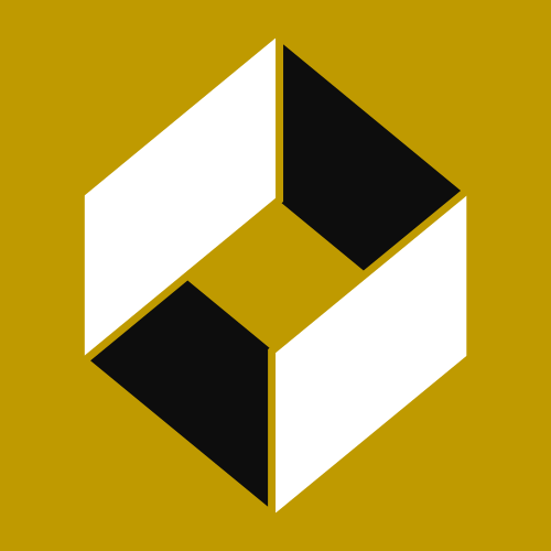 gold square with rotating lines video